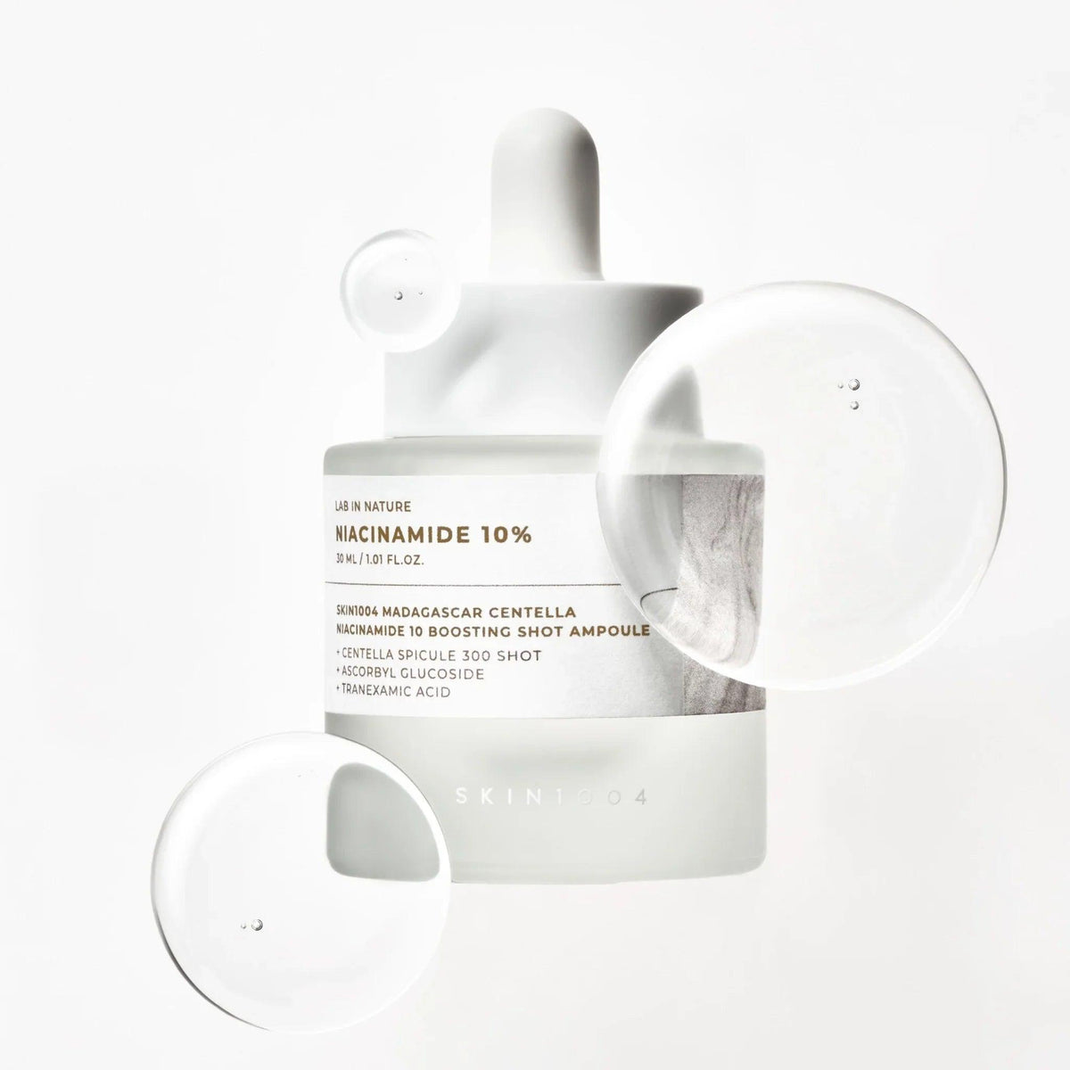 Serum facial de niacinamida al 10% con ampolla antioxidante y extracto de centella asiática