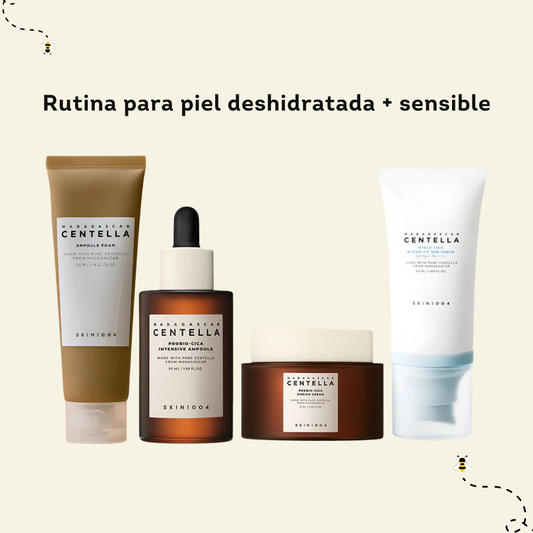 Rutina para piel deshidratada + sensible