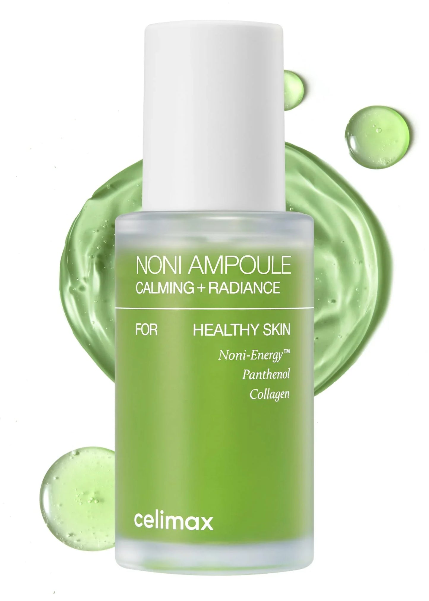 Ampolla calmante y radiante Noni Ampoule para piel saludable, con ingredientes Noni-Energy, pantenol y colágeno