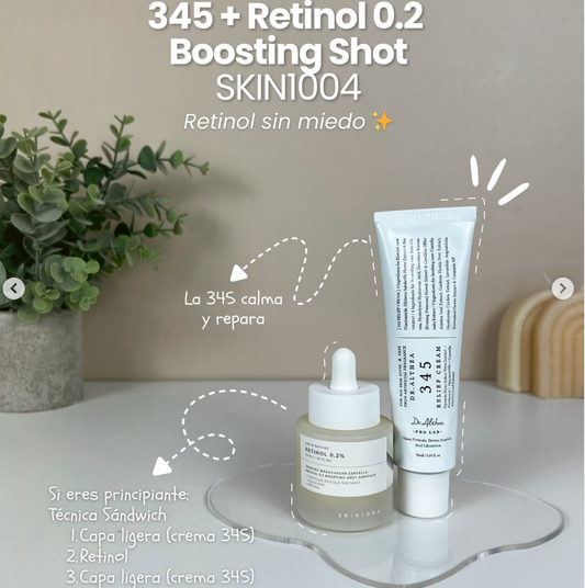 345-Retinol 0.2 Boosting Shot (Dúo Retinol sin Miedo)