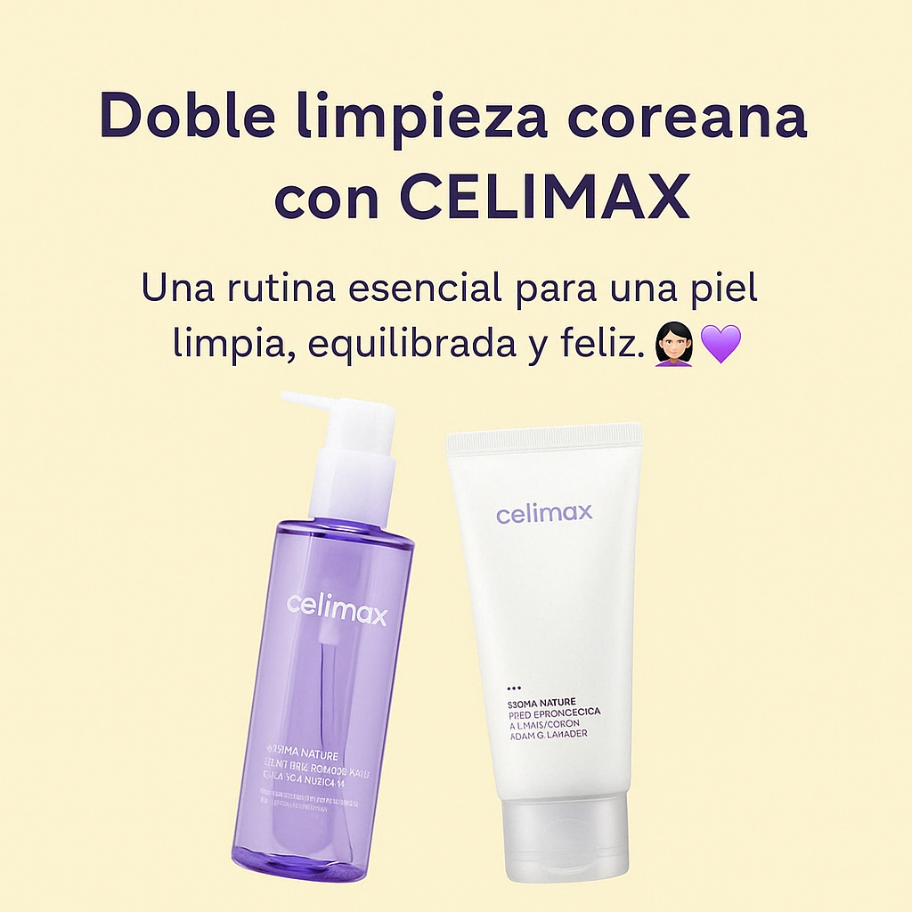 Doble limpieza Coreana 🇰🇷 CELIMAX Jojoba