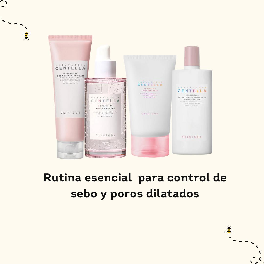 Rutina esencial para control de sebo y poros dilatados