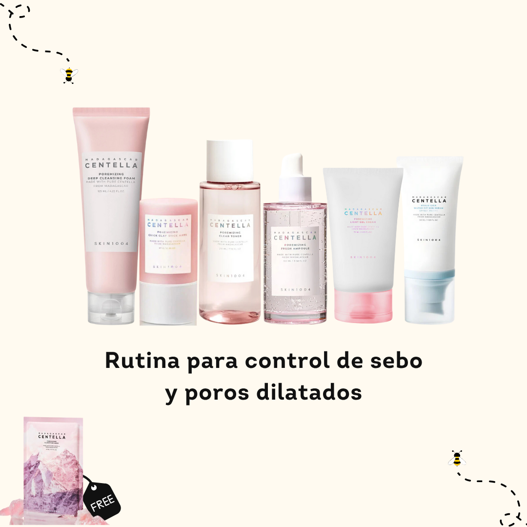 Rutina Control de Sebo y poros dilatados