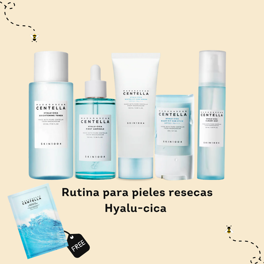 Rutina para pieles resecas Hyalu-cica