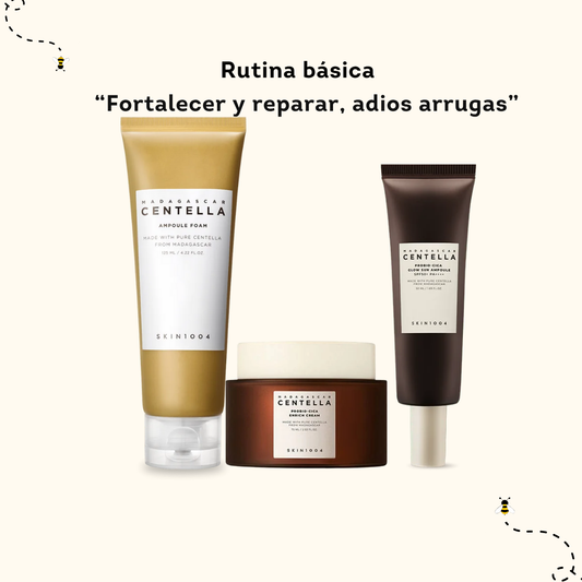 Rutina Básica “Fortalecer y reparar, adiós arrugas”