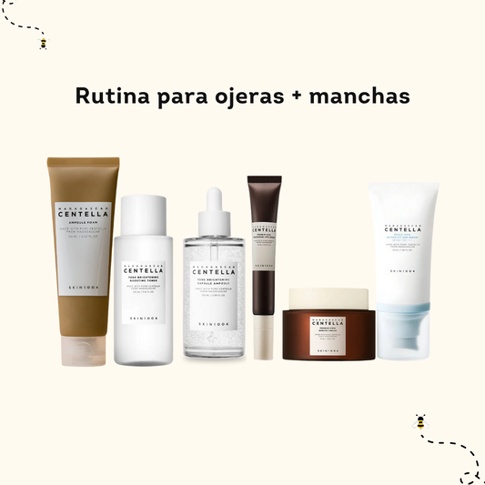 Rutina para ojeras + manchas