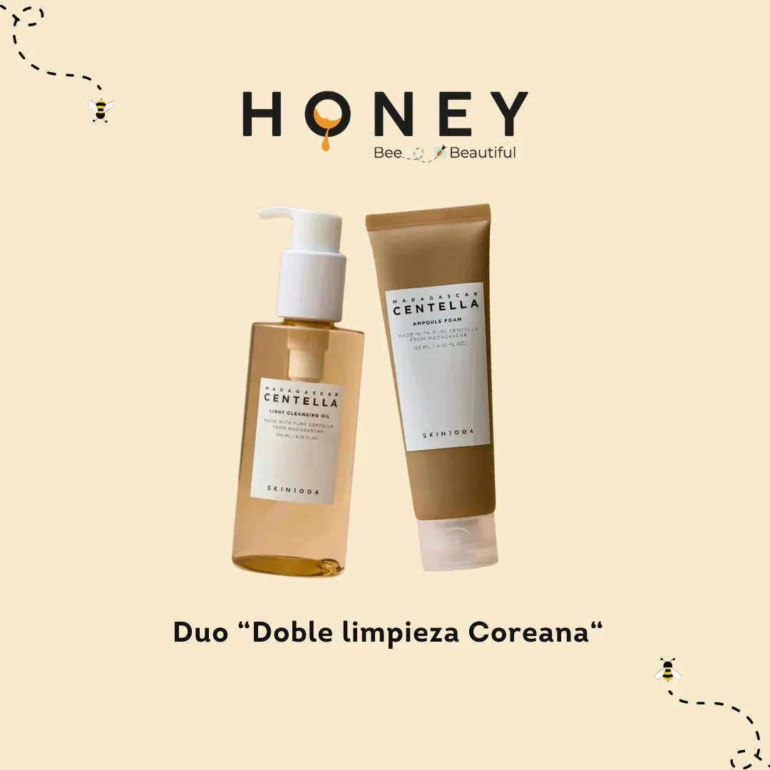 Productos de limpieza facial coreana Madagascar Centella Duo con aceite y espuma de limpieza