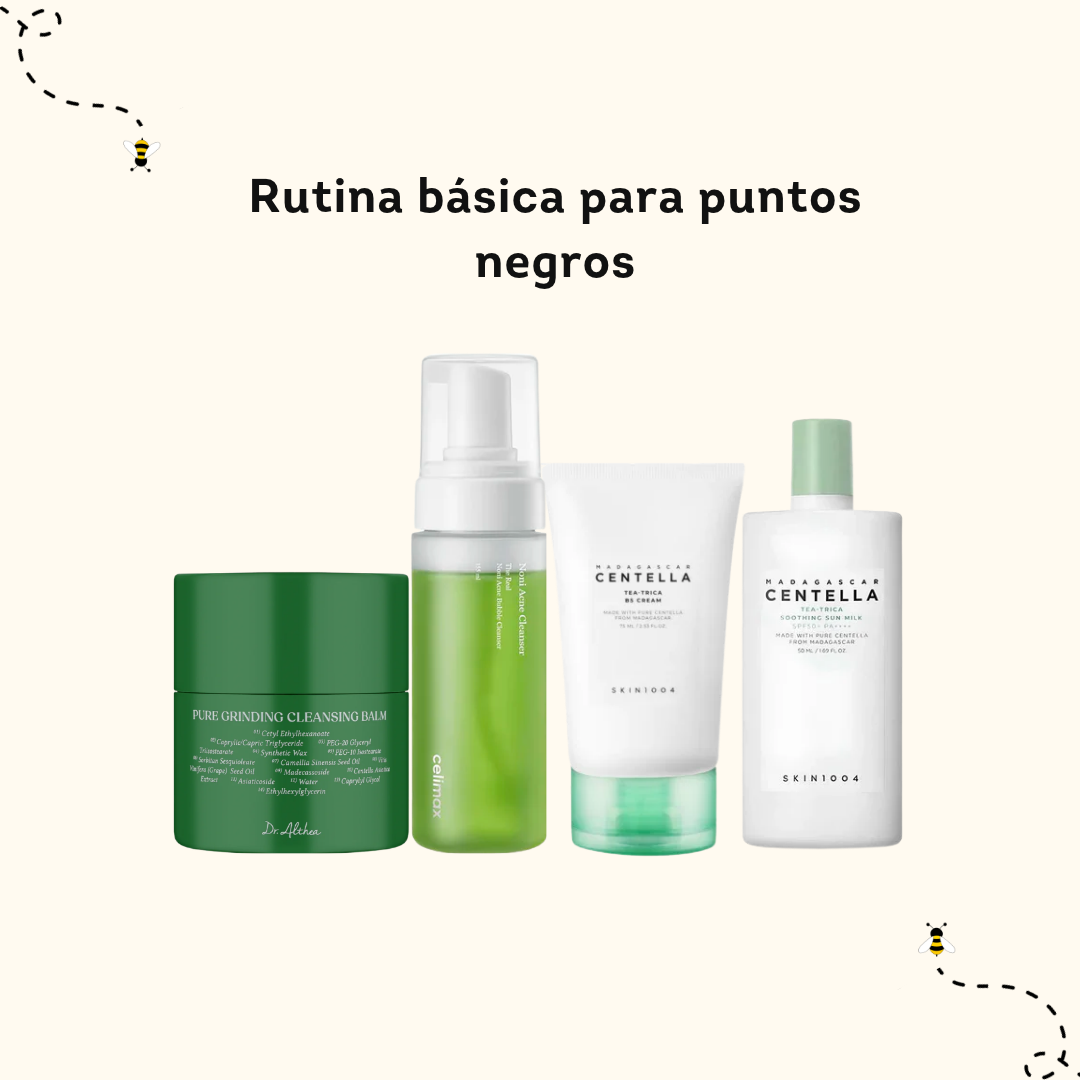 Rutina básica para puntos negros