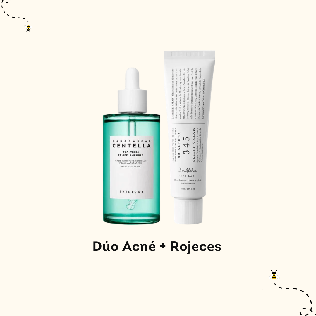 Dúo Acné + Rojeces – Ampolla Tea-Trica SKIN1004 y Crema Dr.Althea 345