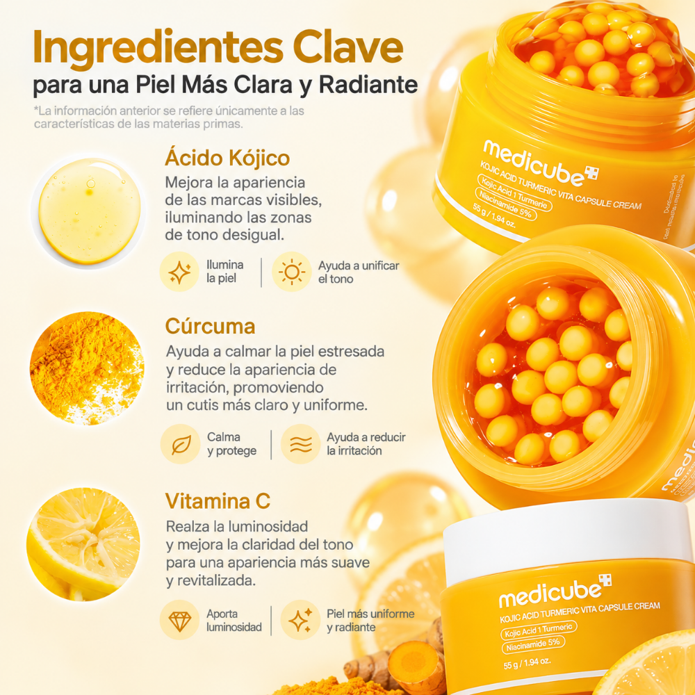 Medicube Kojic Acid Turmeric Vita Capsule Cream