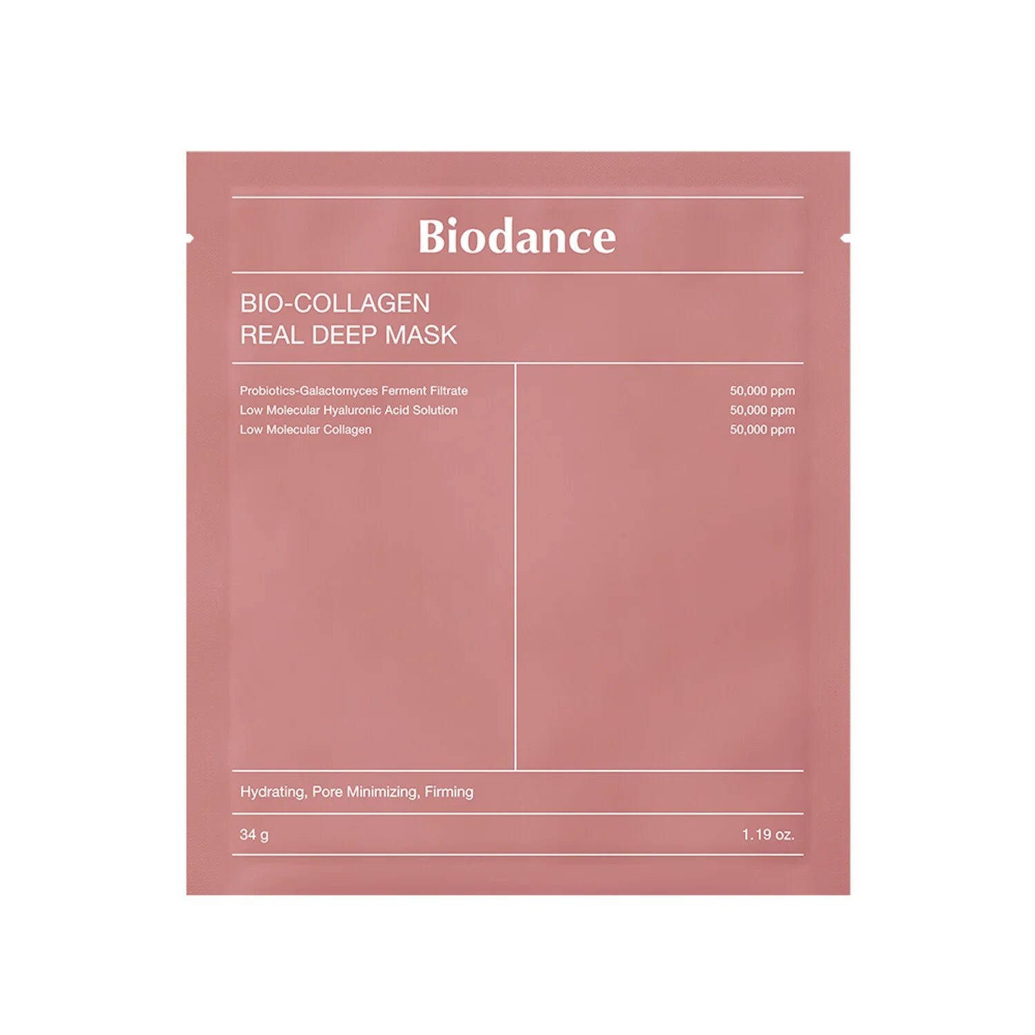 Bio-Collagen Real Deep Mask - Honey SkinCare Ec
