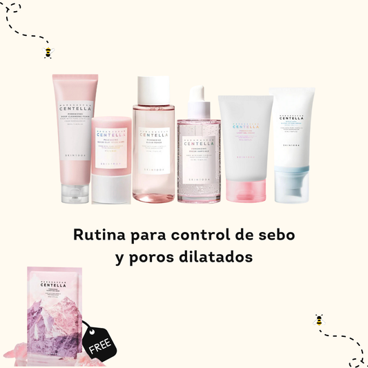 Rutina para control de sebo y poros dilatados