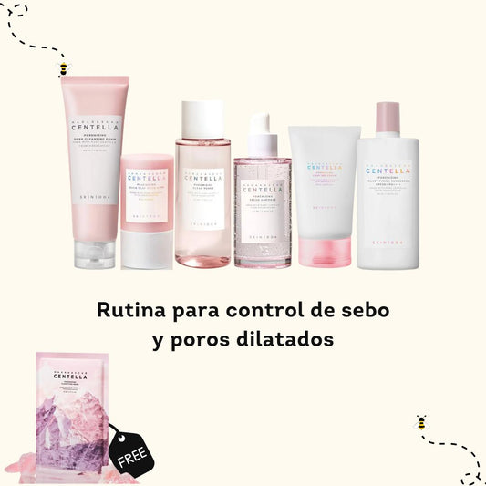 Rutina para control de sebo y poros dilatados