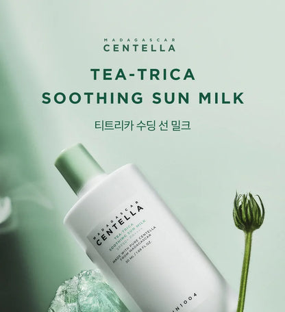 Madagascar Centella Tea-Trica Soothing Protector solar Milk - Honey SkinCare Ec