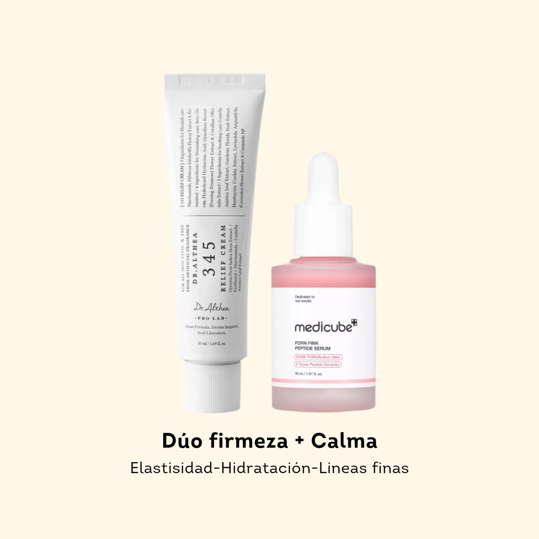 Dúo Firmeza + Calma – Sérum PDRN Medicube y Crema Dr. Althea 345