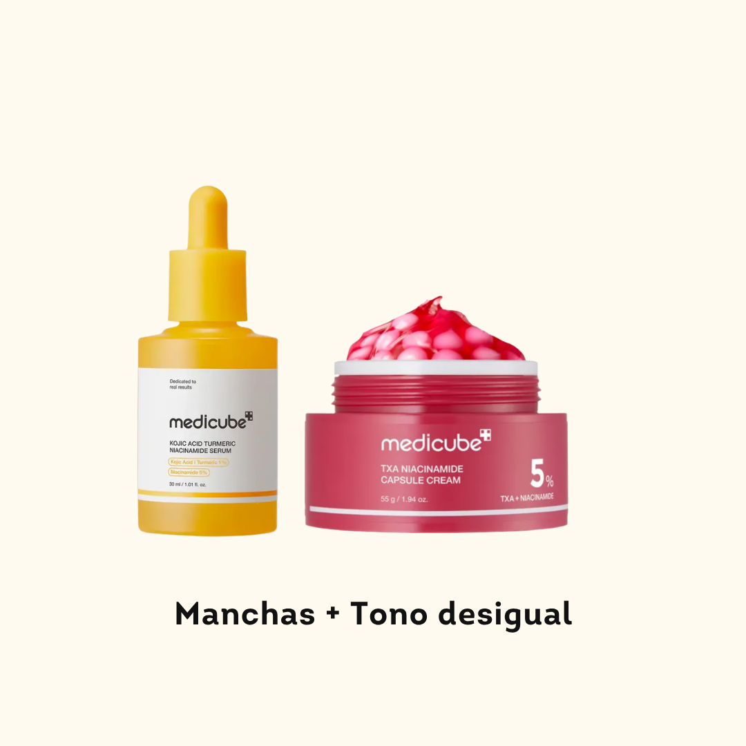Dúo Antimanchas Medicube – Tono Uniforme e Iluminación