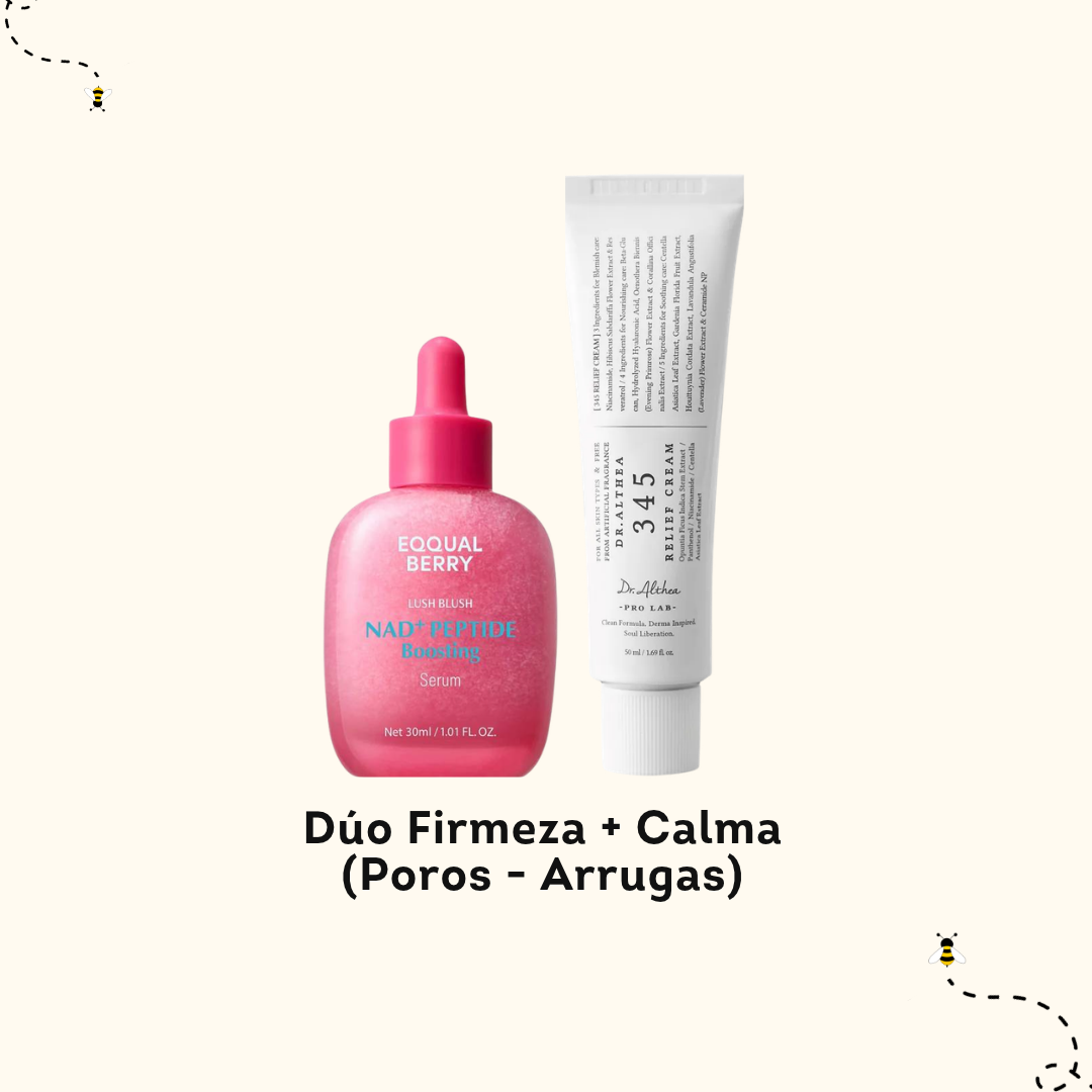 Dúo Firmeza + Calma – Sérum NAD+ Eqqualberry y Crema Dr.Althea 345