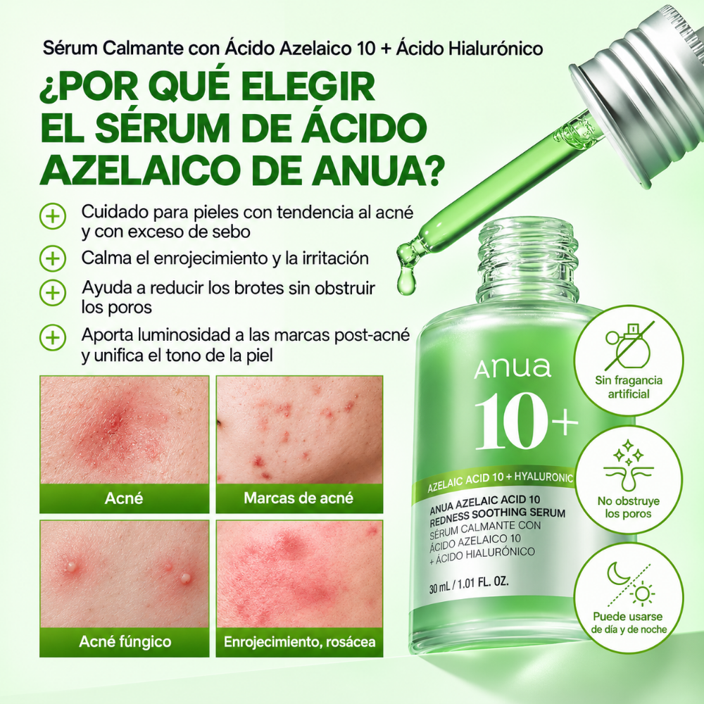 Anua Azelaic Acid 10 Hyaluron Redness Soothing Serum