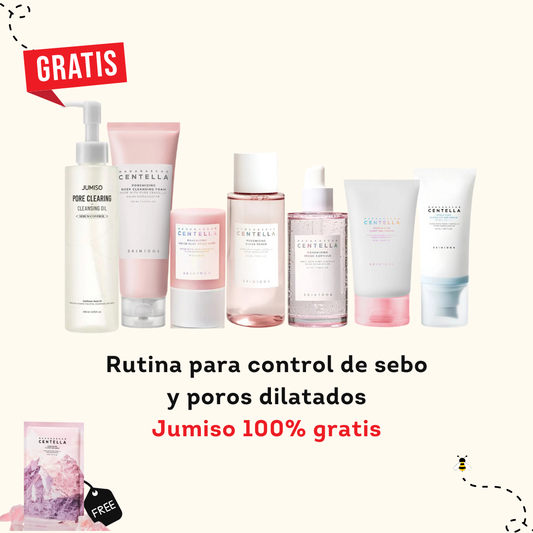 Rutina para control de sebo y poros dilatados Jumiso 100% gratis