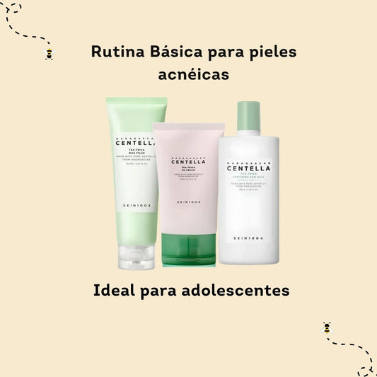 Rutina Básica para pieles acnéicas