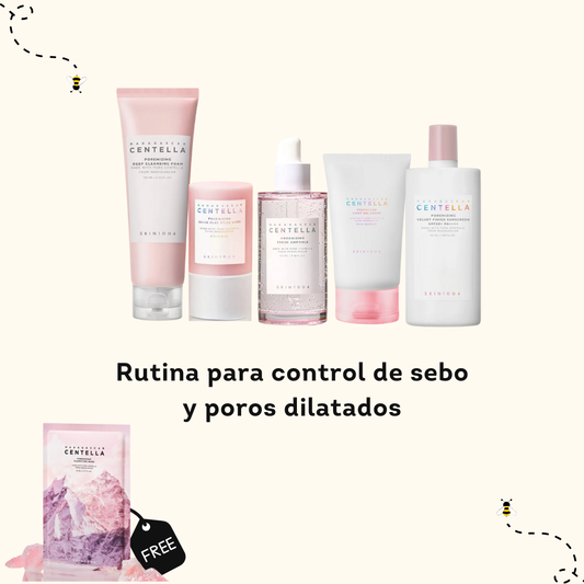 Rutina para control de sebo y poros dilatados