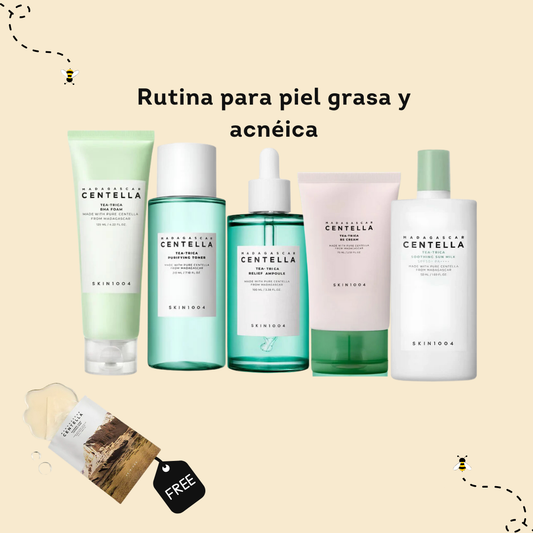 Rutina para piel grasa y acnéica