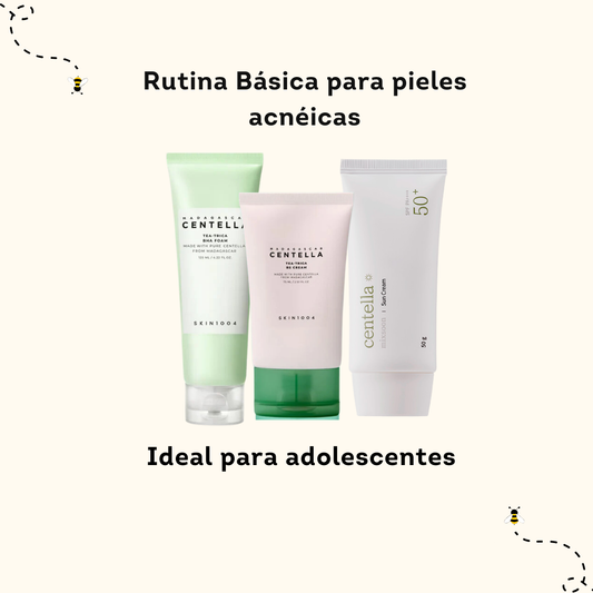 Rutina Básica para pieles acnéicas