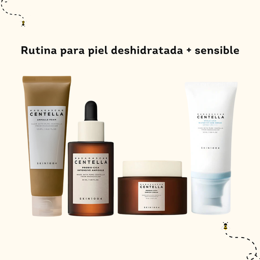 Rutina para piel deshidratada + sensible