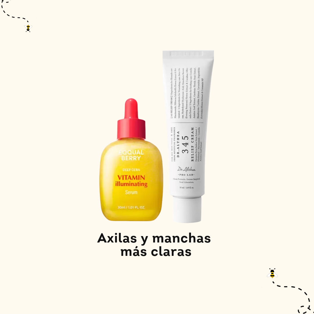 Dúo Antimanchas y Axilas oscuras Eqqualberry + Dr.Althea